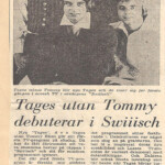 Tages tidningsklipp