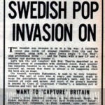 Tages
Pop invasion till England skriver tidningen
