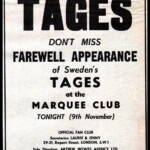 Tages
Marquee Club London Tages på Marquee Club London