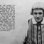 Tages
Anders Töpel i Daladräkt under inspelningen av Dalamania 1968