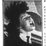 Tages
Tidnings spalt med Hans Sidén, här en rockande Göran Lagerberg