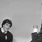 Tages
God Morgon i ruskvädret.
Här två glada spralliga killar från 1964.
Freddie Skantze och Danne Larsson i samband med Västkustens Beatles som Tages vann.
foto L Lundin/ H Siden?