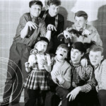 Anders Töpel Tages foto från Änggården 1963, Anders Töpel,Tommy Blom, Björn Töpel, Lennart Lundin