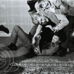 Anders Töpel Tages foto från Änggården 1963
Anders,Calle, Björn och Tommy Blom på tredje våningen
Foto Lennart Lundin | Copyright Henrik Hagberg |