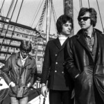 popgruppen Tages i Stockholm fotograferade av Bengt af Geijerstam. Lasse Svensson, Danne Larsson, Anders Töpel-1968