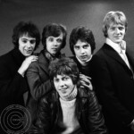 Tages popgrupp fotograferade på Studio Blå i Stockholm. Tommy Blom, Danne Larsson, Lasse Svensson,Anders Töpel, Göran Lagerberg