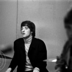 Fotografering i Göteborg i samband med inspelning. Freddie Skantze och Göran 6-6-1966