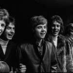 Popgruppen Tages i Stockholm fotograferade av Bengt af Geijerstam. Göran Lagerberg,Lasse Svensson,Danne Larsson, Tommy Blom, Anders Töpel